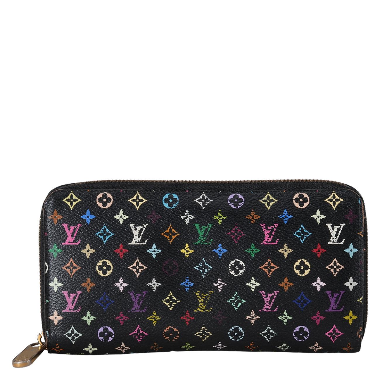 LOUIS VUITTON(USED)루이비통 M60243 멀티블랙 지퍼 장지갑